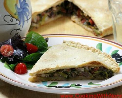 Easter Calzone - Onion Pie - Scalcione di Cipolle